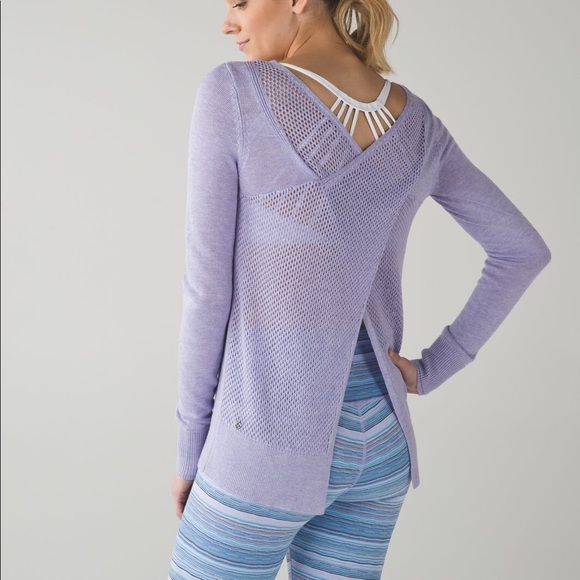 lululemon athletica Sweaters - Lululemon Sunset Savasana II Heathered Lilac